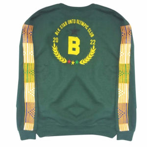Frimpong sweater in collaboration with black star united  - green