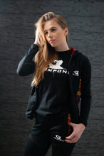 Load image into Gallery viewer, FRIMPONG FULL - ZIP UP HOODIE JACKET - WOMEN - BLACK