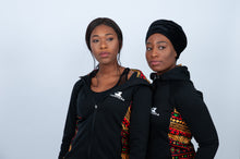 Load image into Gallery viewer, FRIMPONG FULL - ZIP UP HOODIE JACKET - WOMEN - BLACK
