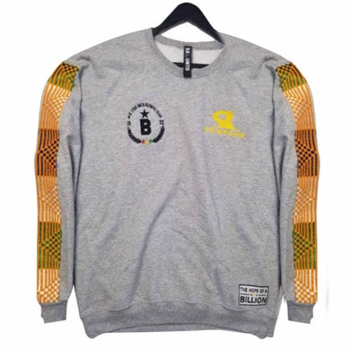 Frimpong sweater in collaboration with black star united  - gray
