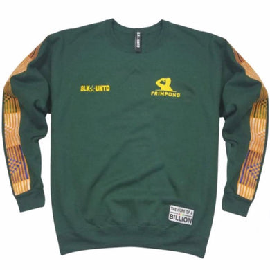 Frimpong sweater in collaboration with black star united  - green