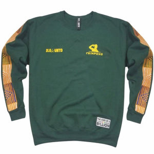 Frimpong sweater in collaboration with black star united  - green