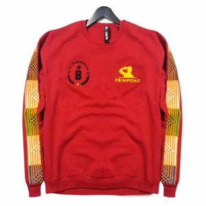 Frimpong sweater in collaboration with black star united  - red 