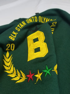 Frimpong sweater in collaboration with black star united  - green