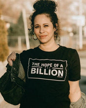 Load image into Gallery viewer, HOPE OF A BILLION TEE BS - WOMEN - BLACK
