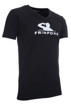 Load image into Gallery viewer, frimpong casual man v-neck tshirt black
