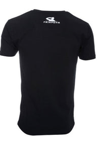 frimpong casual man v-neck tshirt black